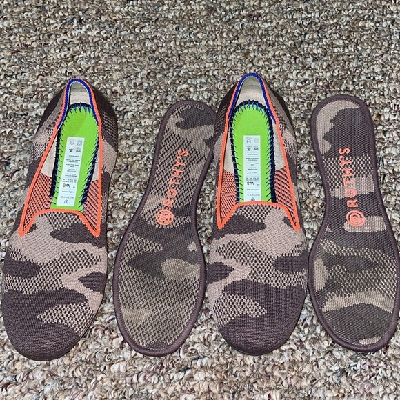 Womens ROTHY’S Camo Print Loafers, EUC Limited Edition Style/Color - Picture 9 of 10